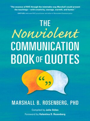 cover image of The Nonviolent Communication Book of Quotes